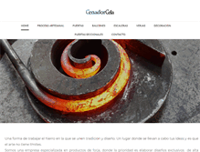 Tablet Screenshot of cenadorcela.com